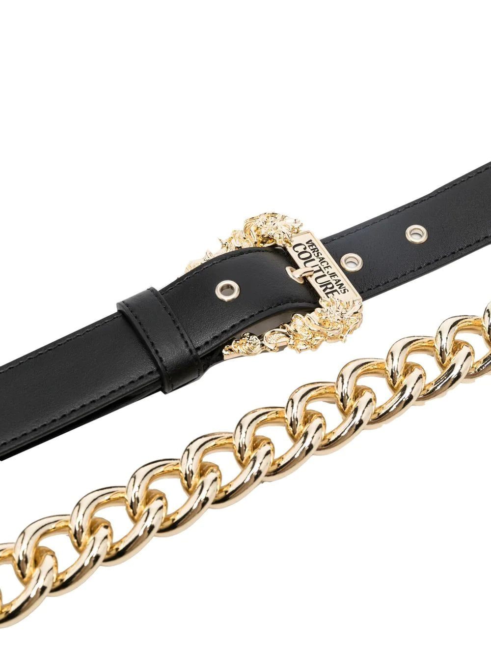 Versace Jeans Couture chain-link detail logo belt - Image 2