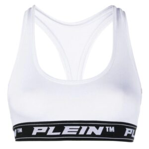 Philipp Plein logo-underband sports bralette