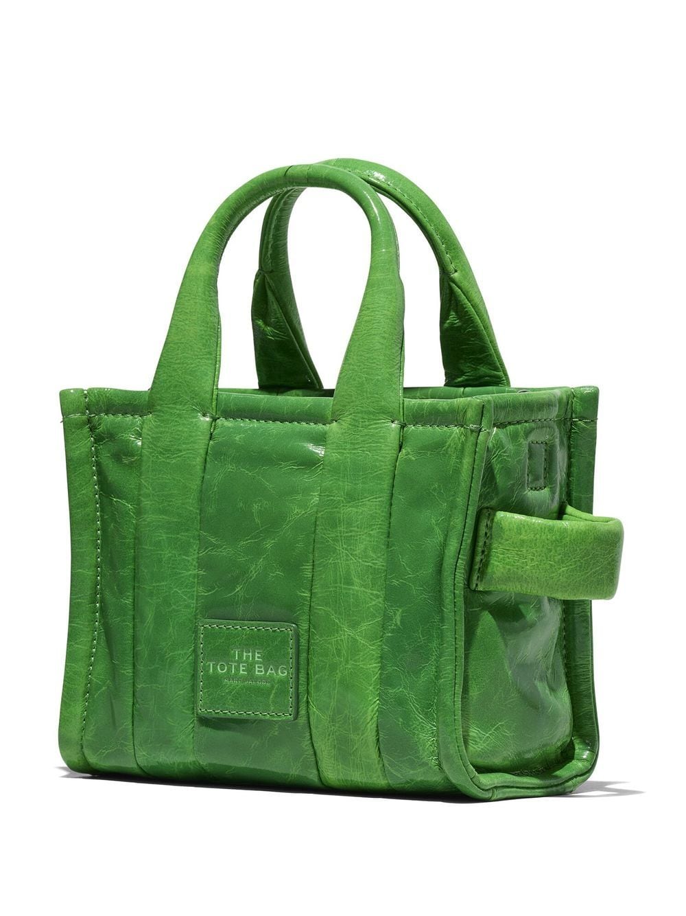Marc Jacobs micro The Tote crinkled leather bag - Image 4
