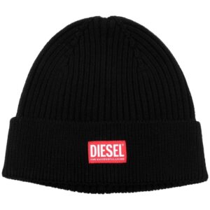 Diesel K-Coder-G 2x2 ribbed beanie