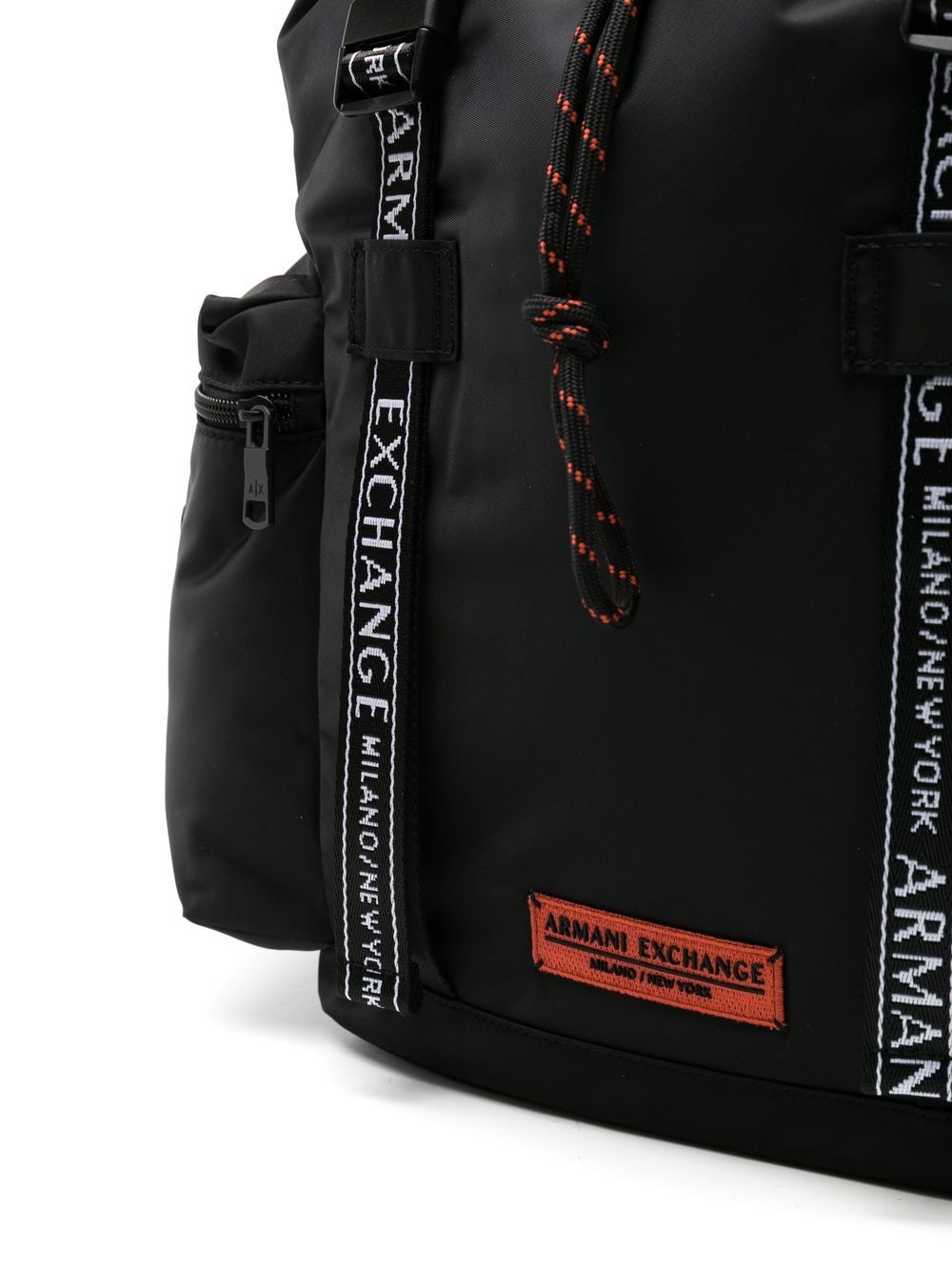 Armani Exchange logo-print backpack - Image 4