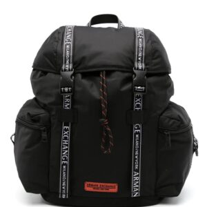 Armani Exchange logo-print backpack