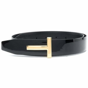 TOM FORD  T logo-buckle reversible belt