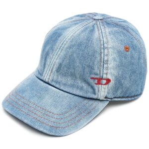 Diesel C-Lib-2 logo-embroidered denim cap