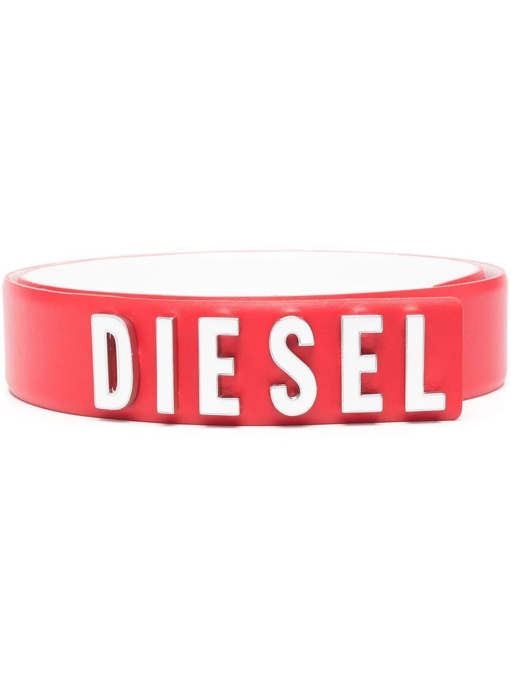 Diesel logo-lettering belt