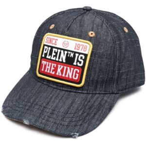 Philipp Plein logo-patch baseball cap