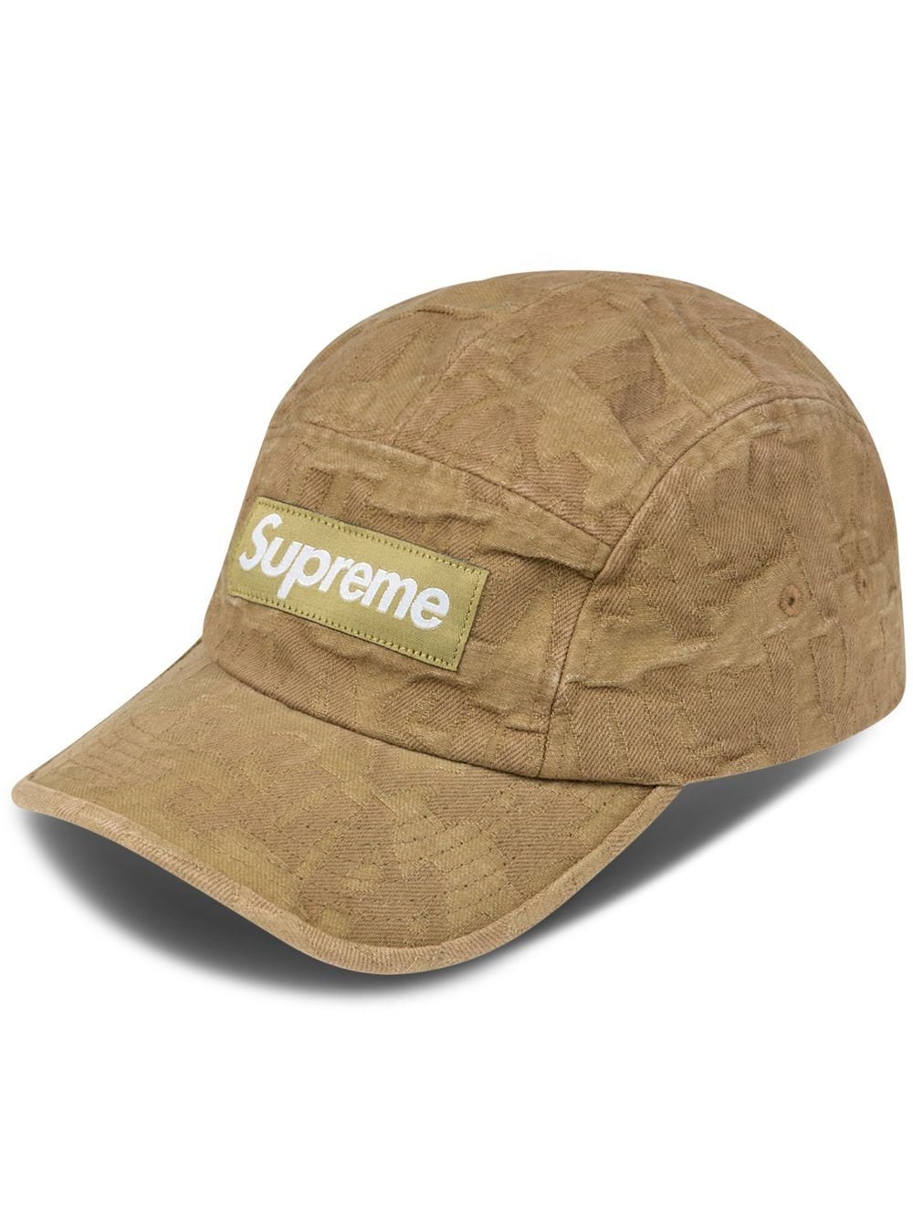 Supreme jacquard denim camp cap