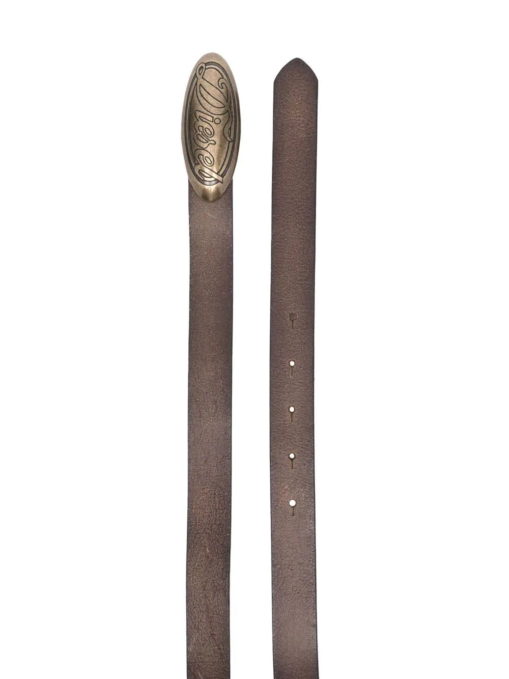 Diesel B-Alyen leather belt - Image 2