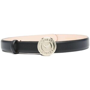Emporio Armani  logo-buckle leather belt