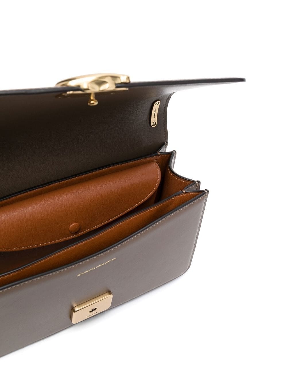 Coach logo-plaque leather shoulder bag - Image 5