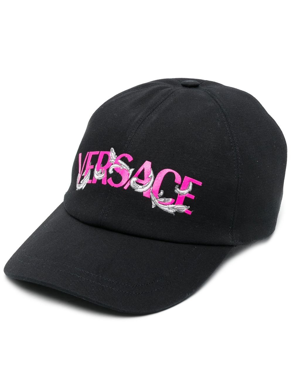 Versace logo-print detail baseball cap