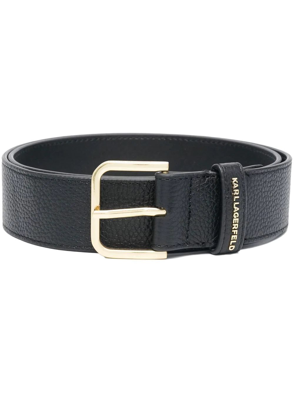 Karl Lagerfeld Essential calf leather belt