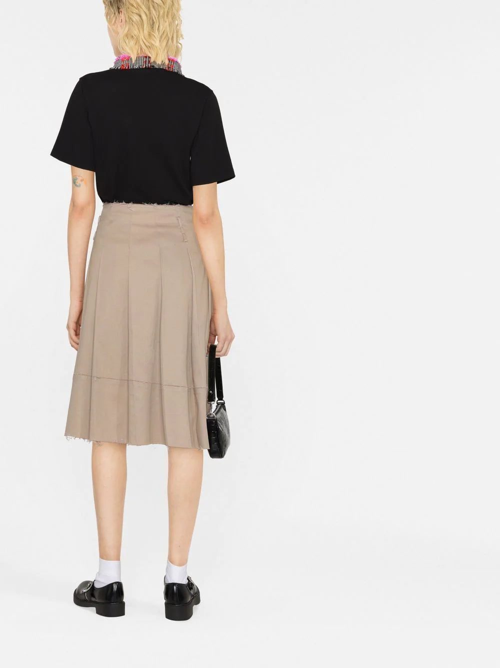 Karl Lagerfeld bouclé-collar polo shirt - Image 4