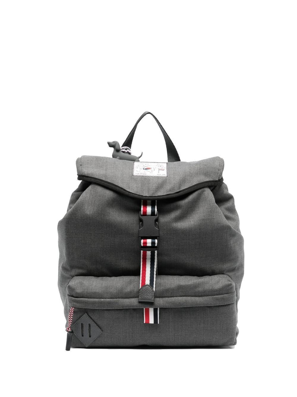 Thom Browne RWB stripe wool backpack