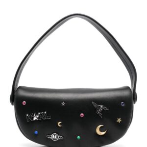 Karl Lagerfeld  K/Swing pin-embellished shoulder bag