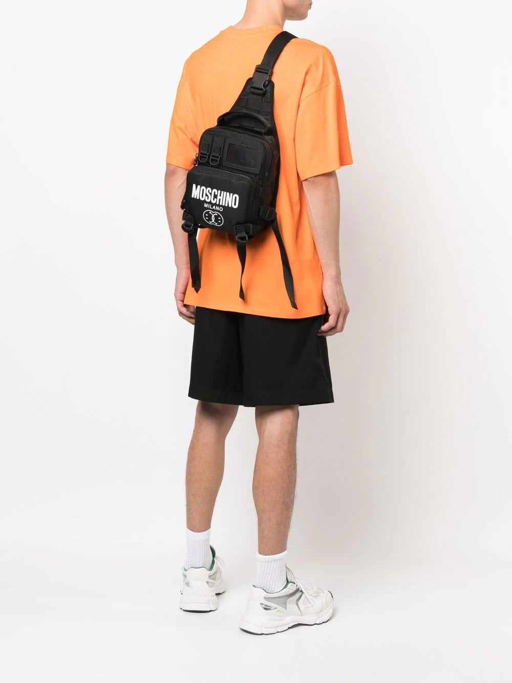 Moschino multi-pocket crossbody backpack - Image 2