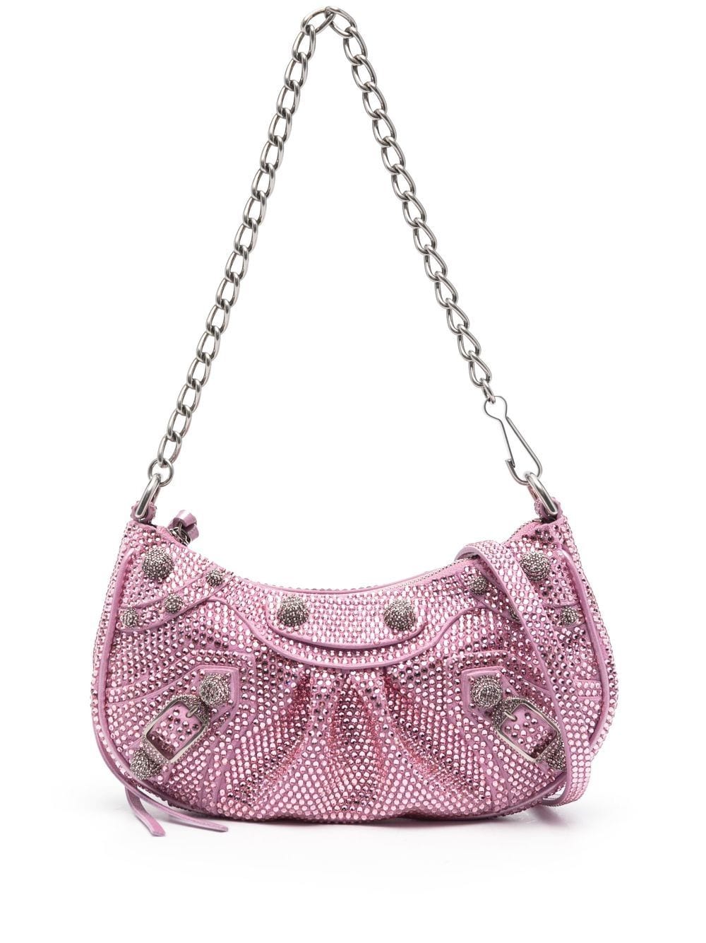 Balenciaga Le Cagole rhinestone-embellished shoulder bag