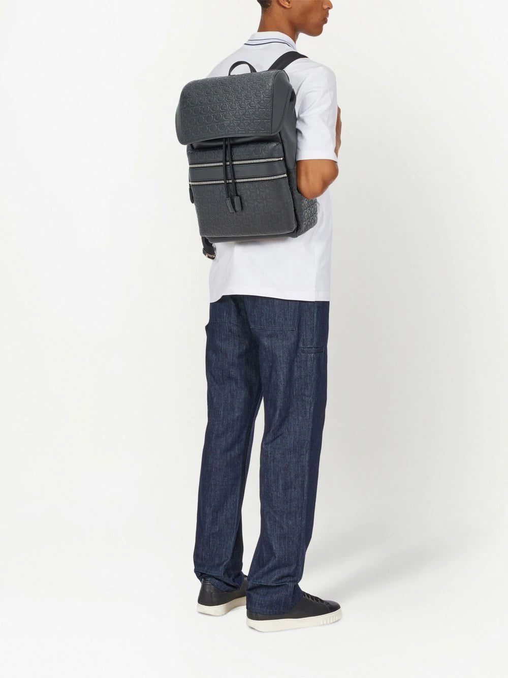 Ferragamo Gancini debossed backpack - Image 2