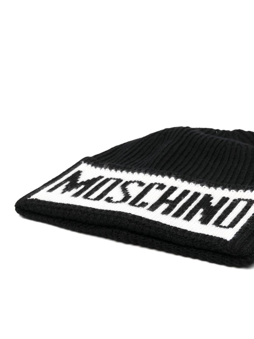 Moschino intarsia-logo knit beanie - Image 2