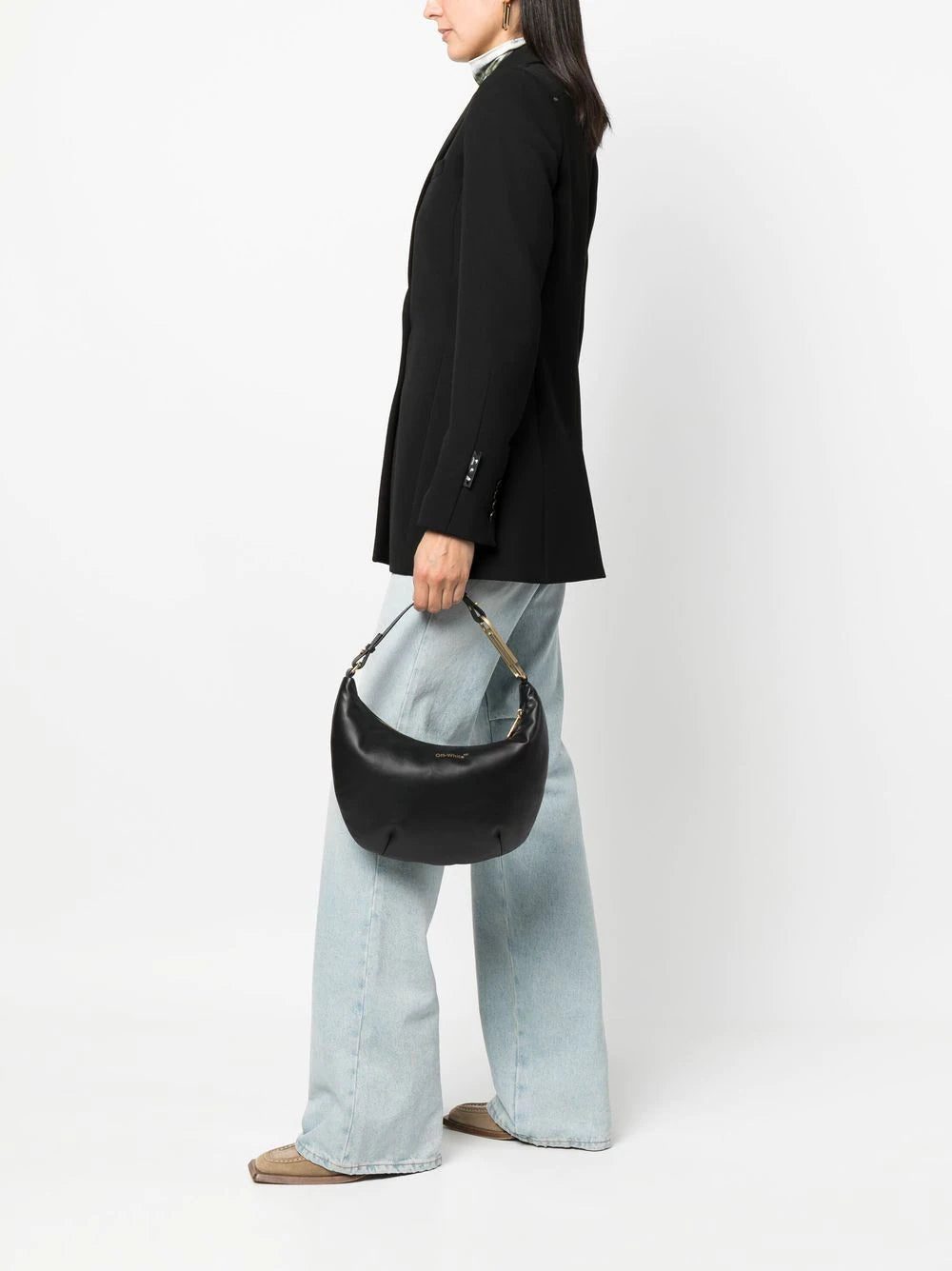 Off-white paperclip hobo shoulder bag - Image 2