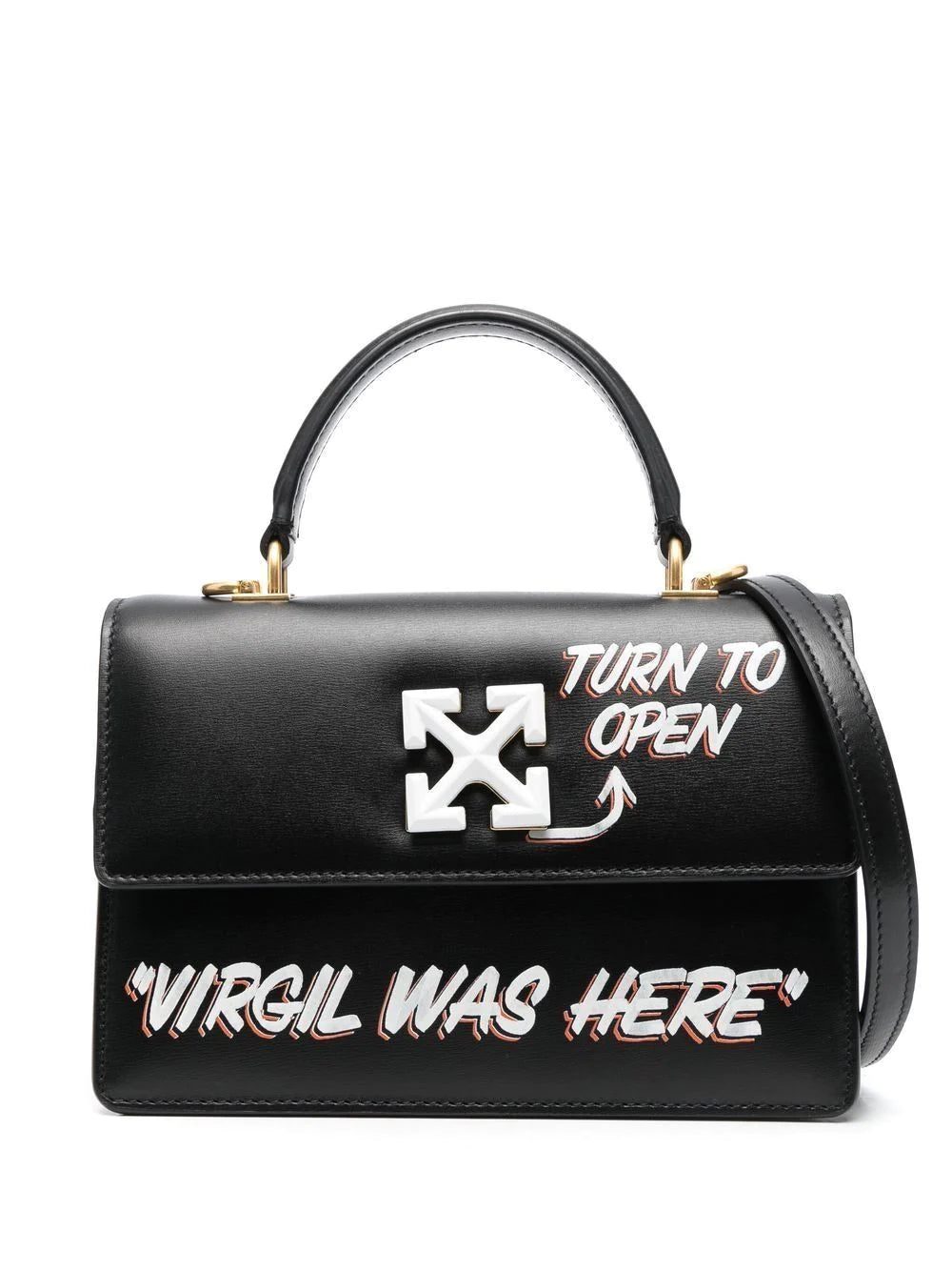 Off-white Jitney 1.4 Vigin Was Here tote bag