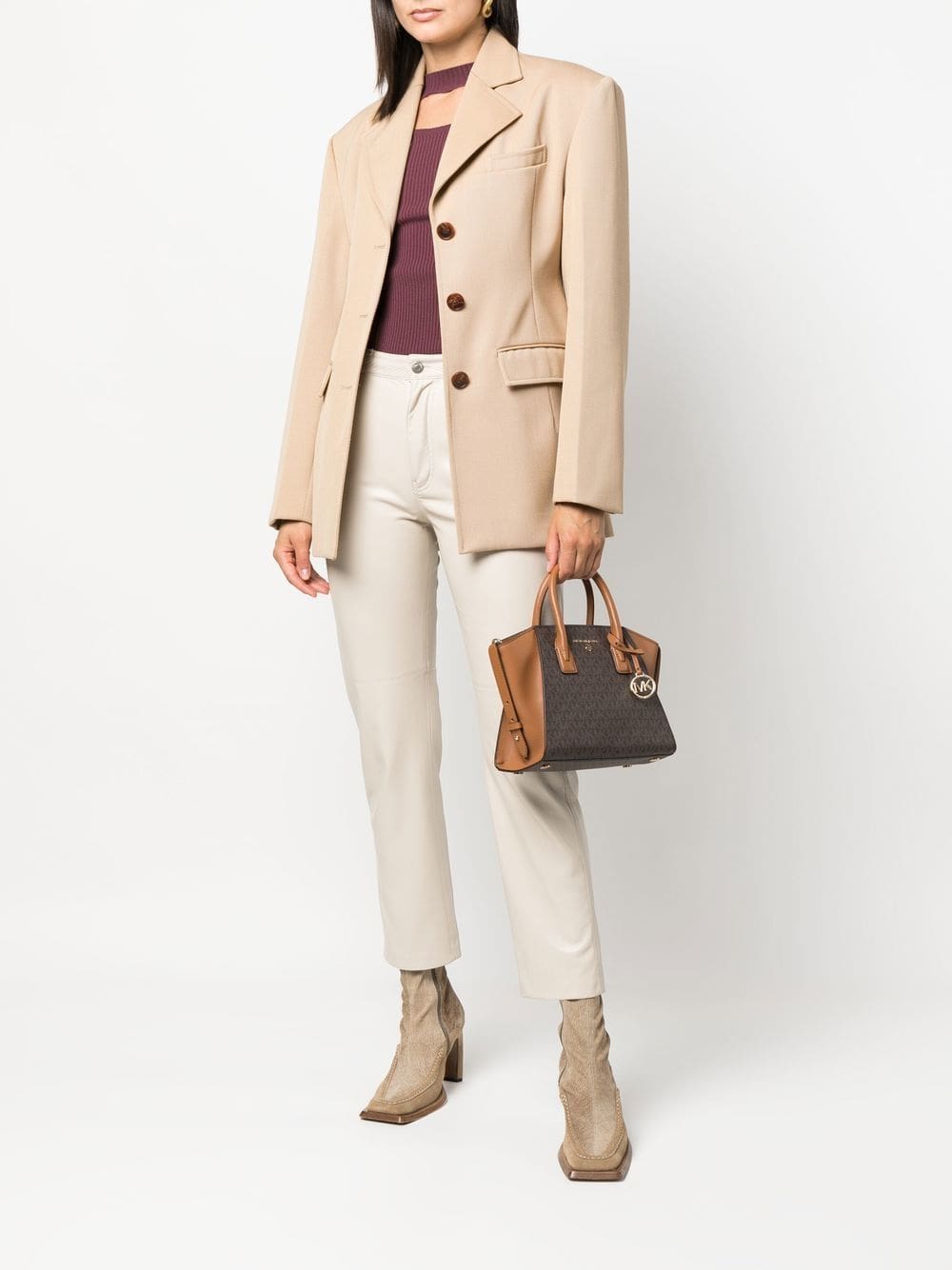 Michael Michael Kors logo-print leather tote bag - Image 2