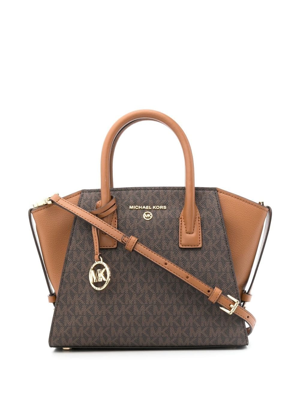 Michael Michael Kors logo-print leather tote bag
