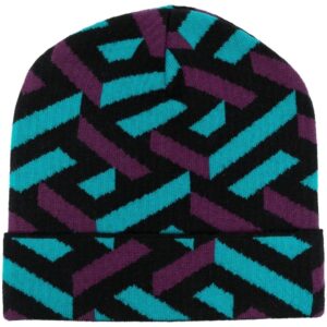 Versace La Greca-pattern beanie