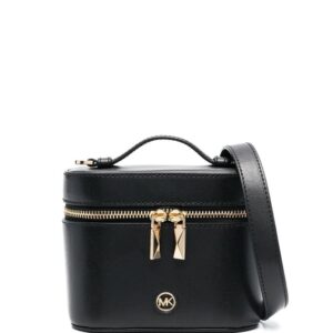 Michael Kors logo-plaque leather crossbody bag