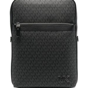Micheal kors monogram-pattern logo-plaque backpack