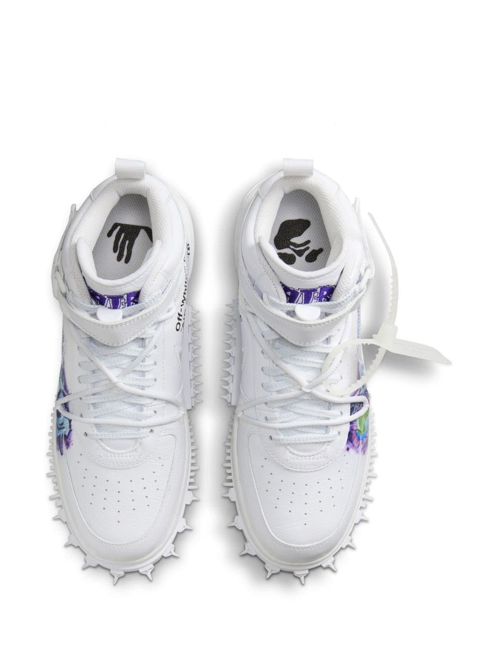 Nike X Off-White Air Force 1 lace-up sneakers - Image 2