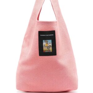 Kvadrat x Raf Simons Vidar logo-patch tote bag