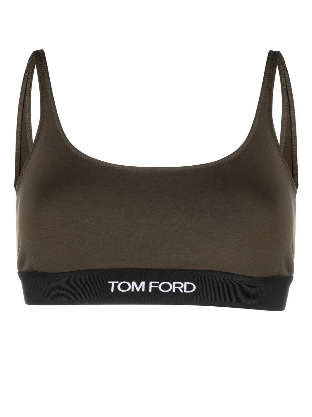 TOM FORD logo-trim stretch bralette