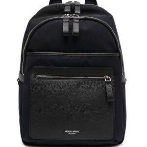 Giorgio Armani embossed-logo detail backpack