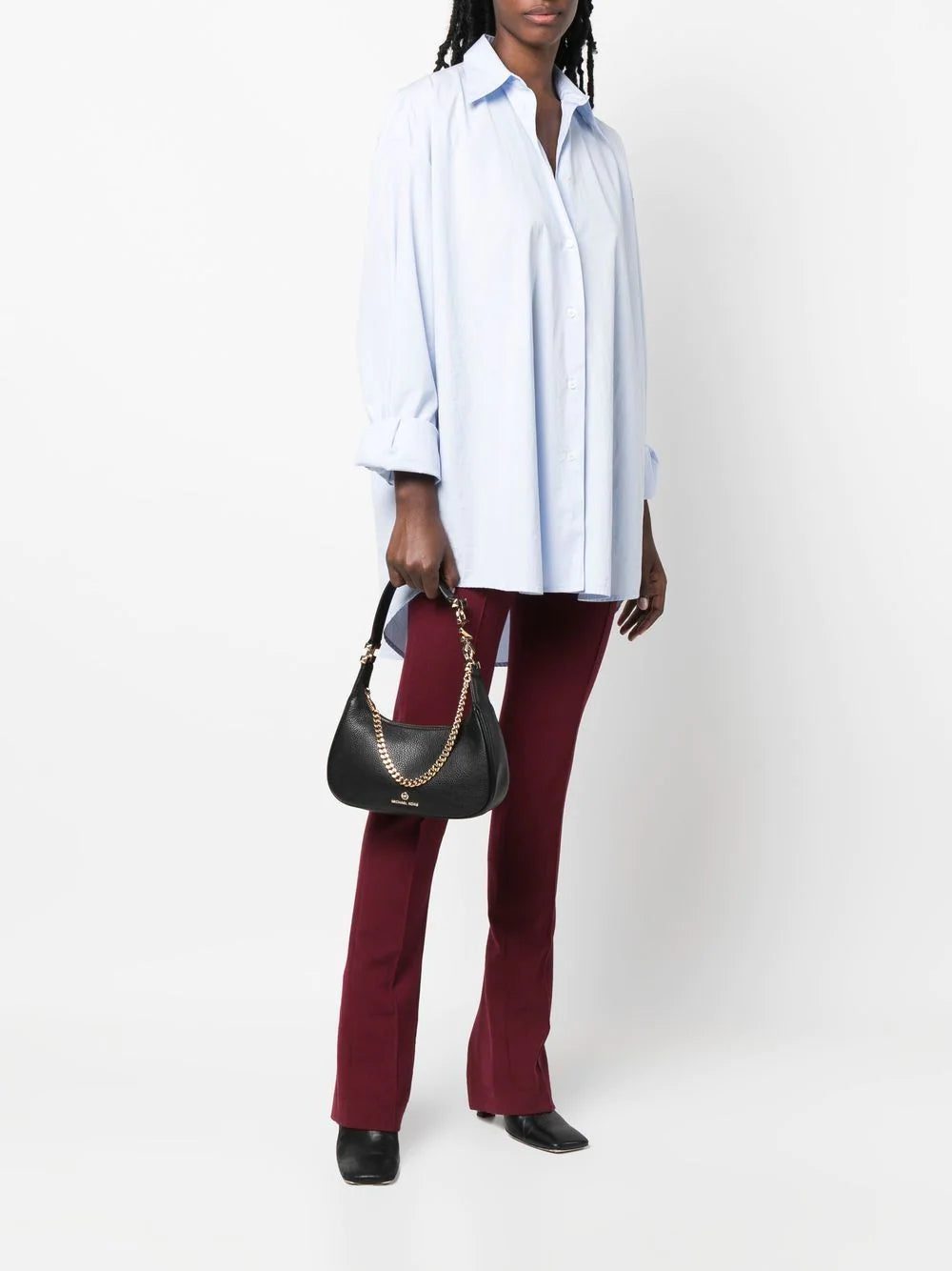 Michael Michael Kors chain-link leather shoulder bag - Image 2