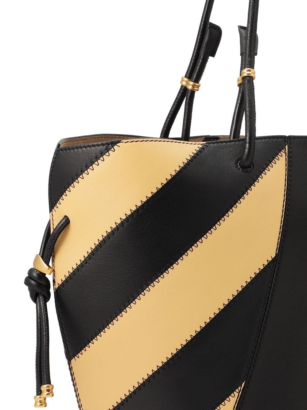 Tory Burch spaghetti strap striped tote bag - Image 3