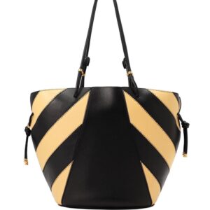 Tory Burch spaghetti strap striped tote bag