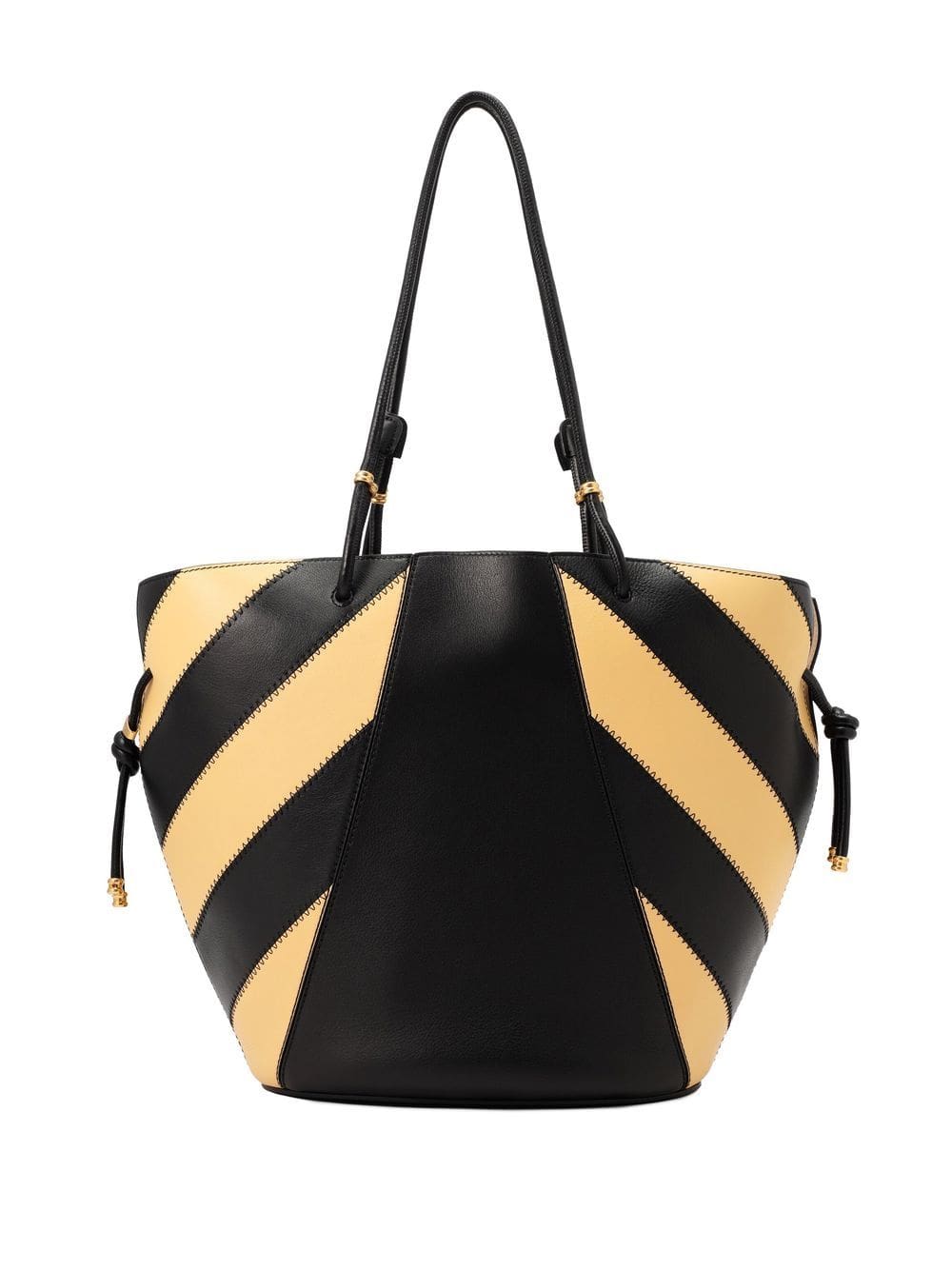 Tory Burch spaghetti strap striped tote bag