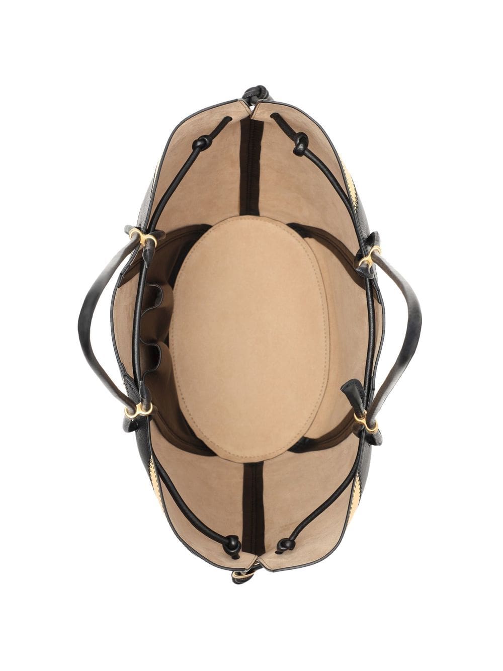 Tory Burch spaghetti strap striped tote bag - Image 4