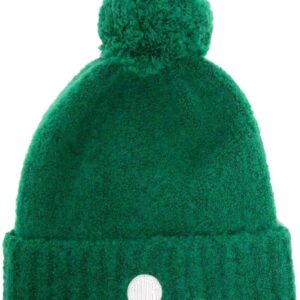 Golden Goose logo-patch pom-pom beanie