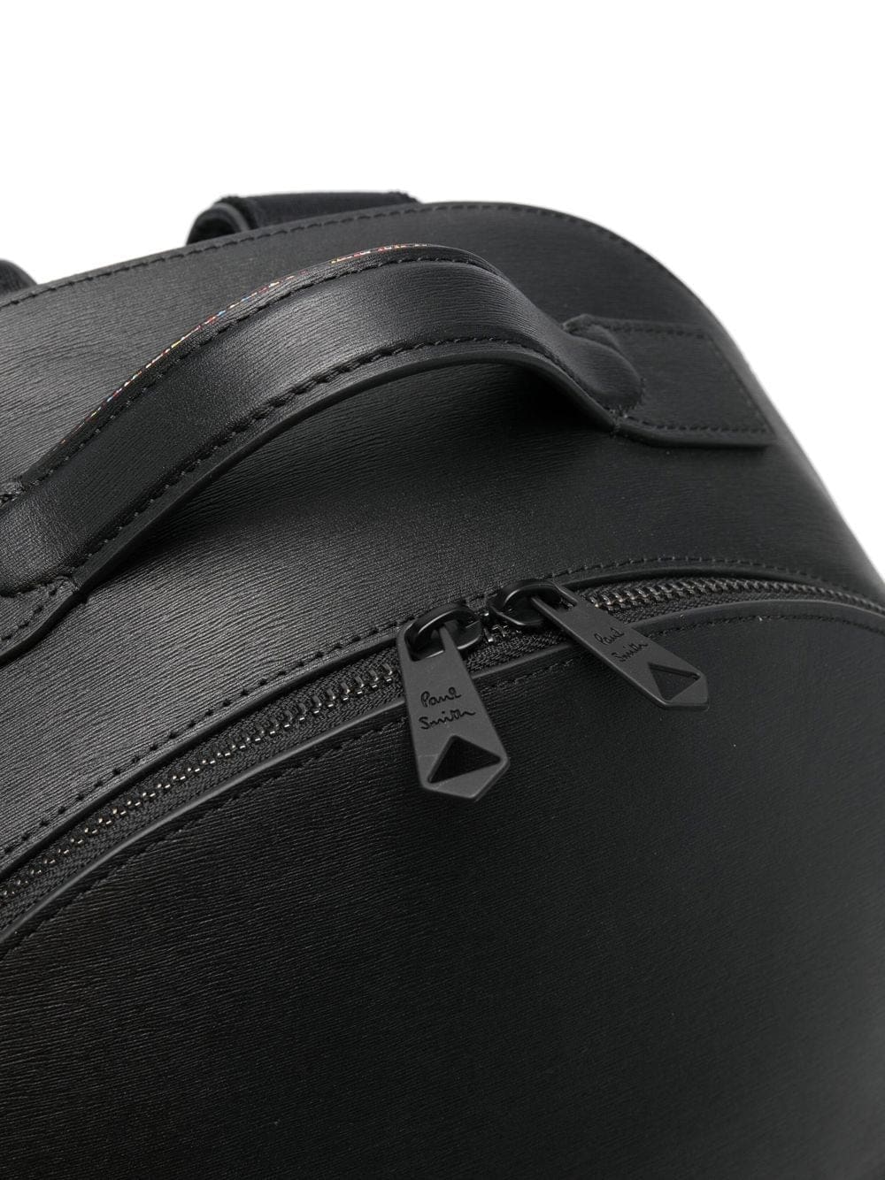 Paul Smith logo-strap leather backpack - Image 2