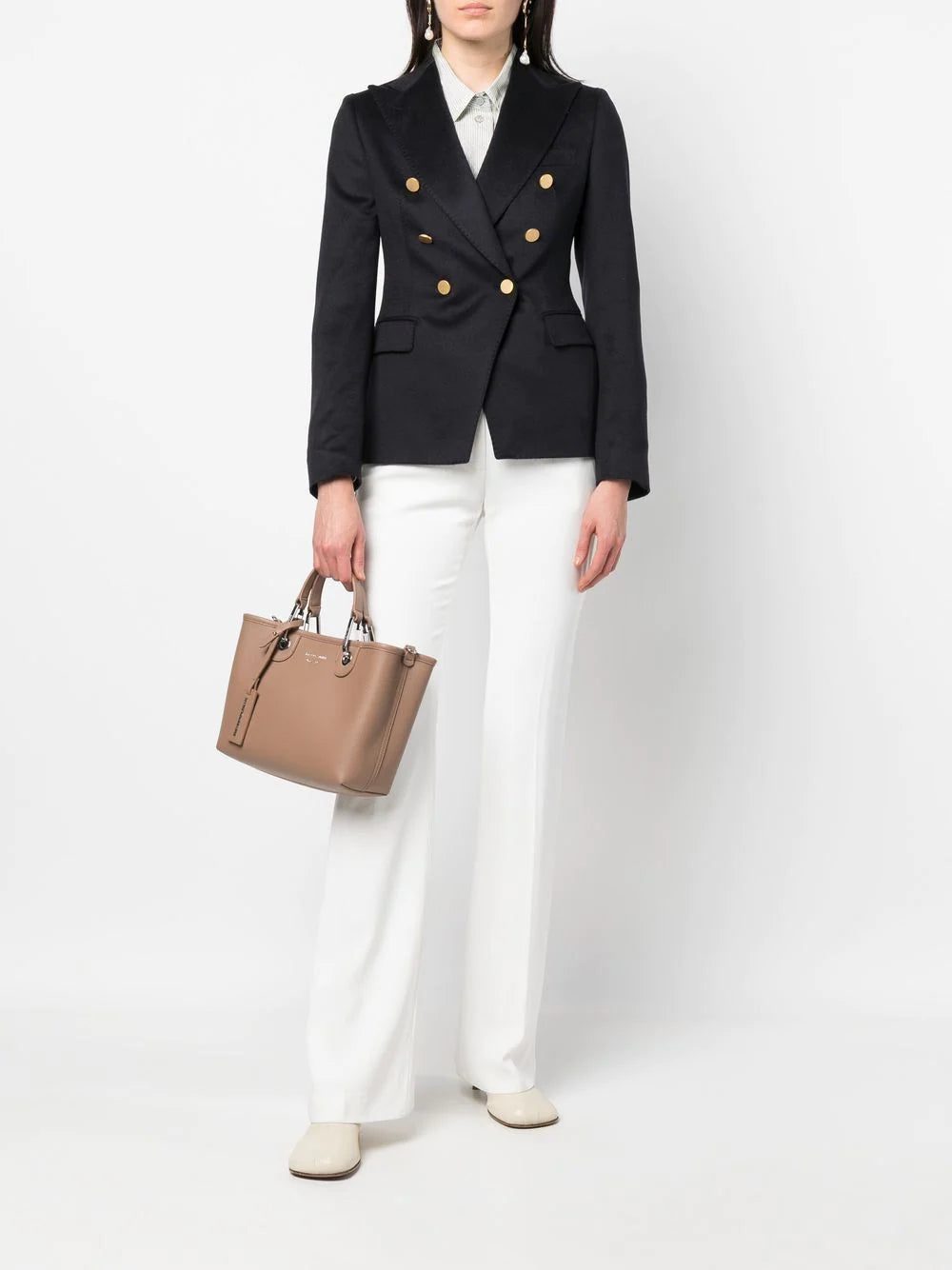 Emporio Armani logo-print tote bag - Image 2