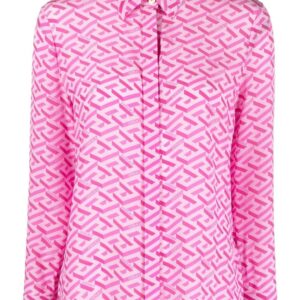 Versace La Greca-print shirt