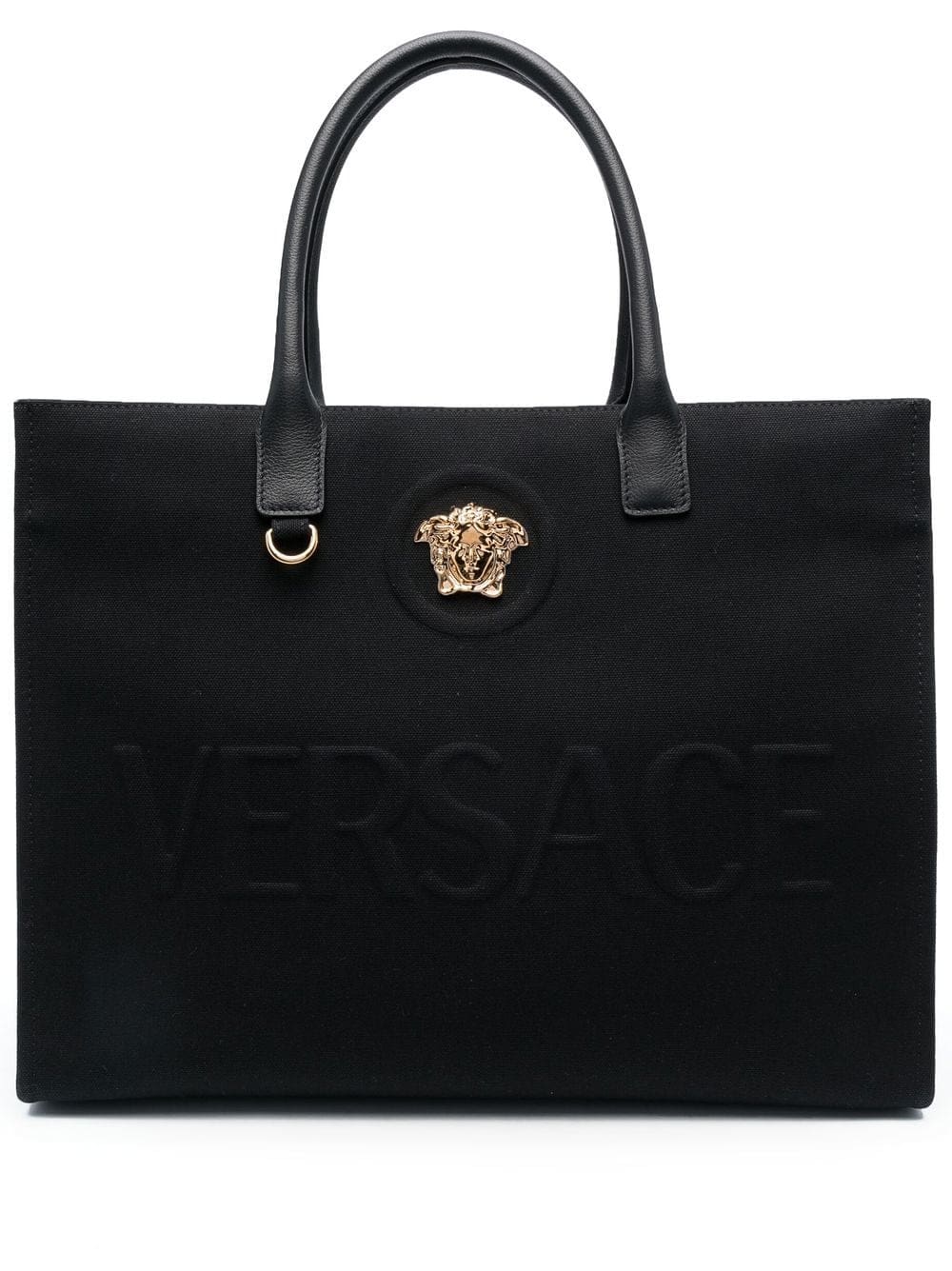Versace large La Medusa canvas tote bag