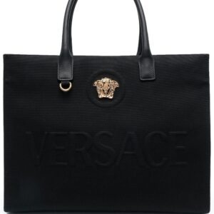 Versace La Medusa canvas tote bag