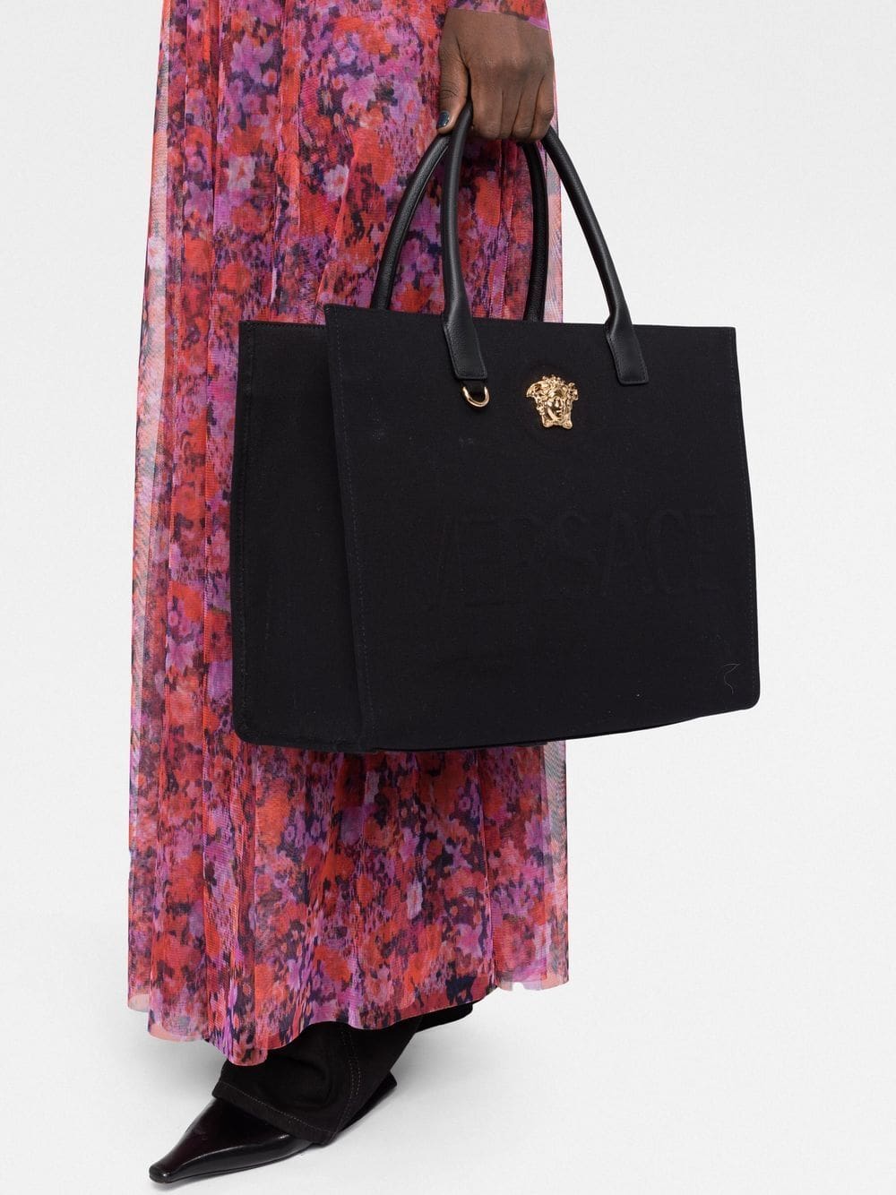 Versace large La Medusa canvas tote bag - Image 3