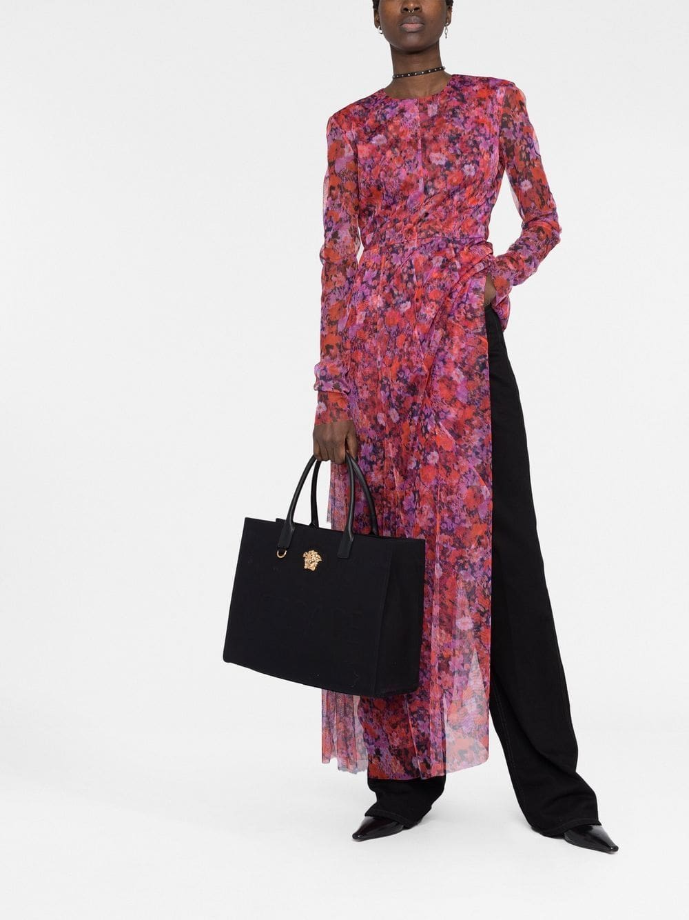 Versace large La Medusa canvas tote bag - Image 2