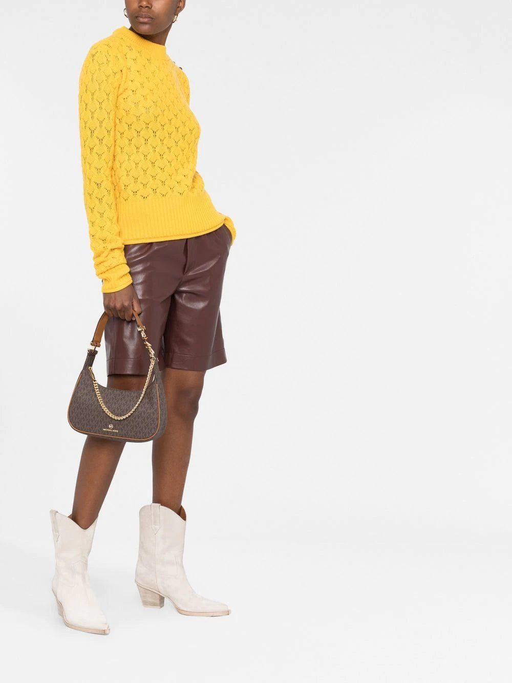 Micheal kors monogram chain-trim shoulder bag - Image 2