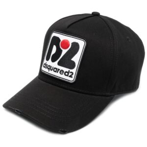 DSQUARED2 logo-patch baseball cap