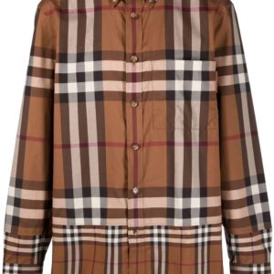 Burberry  Vintage Check-print cotton shirt